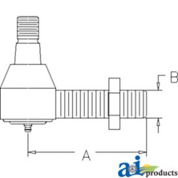 LVA10728 - Tie Rod, Threaded; RH