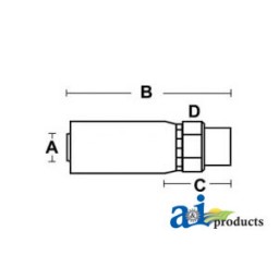 M-DINLX-04-16 - (HC-M-DINLX) Male Metric L - Rigid - Straight	