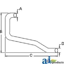 NCB5255B - Horizontal Outlet Pipe	