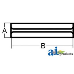 P12X80 - Roll Pin, 12 MM x 80 MM, 2 pack 	