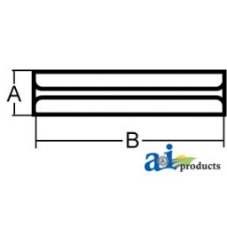 P8X55 - Roll Pin, 8 MM x 55 MM, 2 pack 	