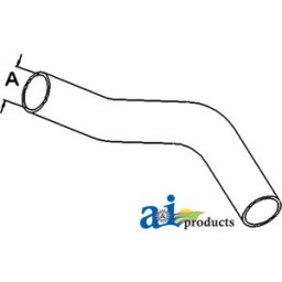 R133844 - Upper Radiator Hose 	