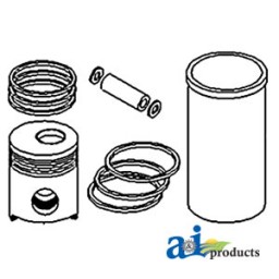 SK262 - Piston Liner Kit w/Flat Head Piston 	