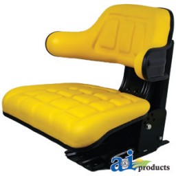 TY24763 - Complete Seat, Wrap Around Back W/ Arms, Ylw