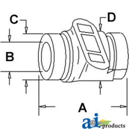 VLH6703 - Bearing Cap W/ Grease Fitting Set Of 2 W/ Hardware