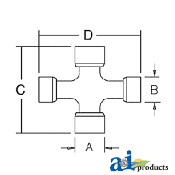 W041662 - Cross & Bearing Kit 	