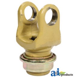 W380907 - Tractor Yoke, Splined 1 3/8 - 6 Spline w/ AS Lock 	