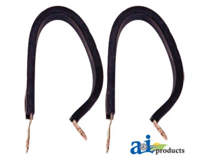 110-539 - Rubber Covered Double Hose Clamp