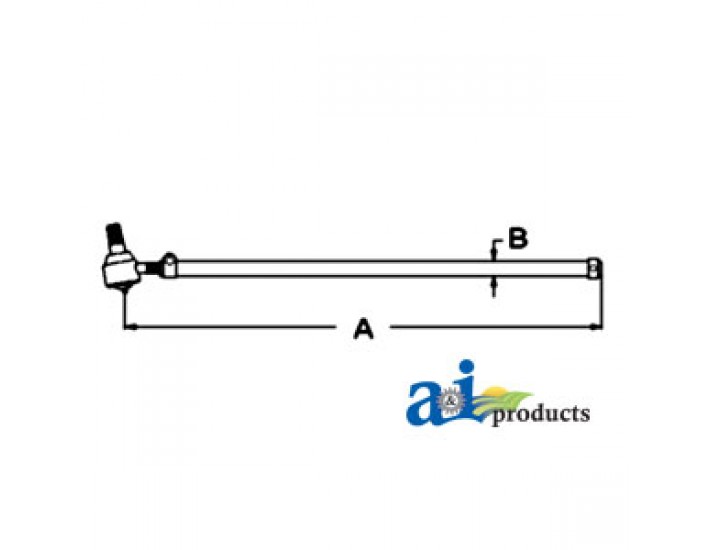 1860411M92 - Drag Link Assembly	