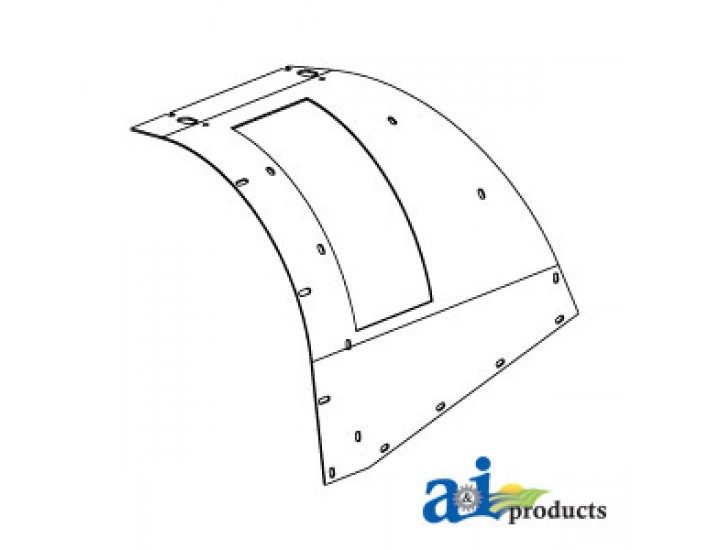 198603A2 - Hood, Front; Grain Elevator Head, Inclined 	