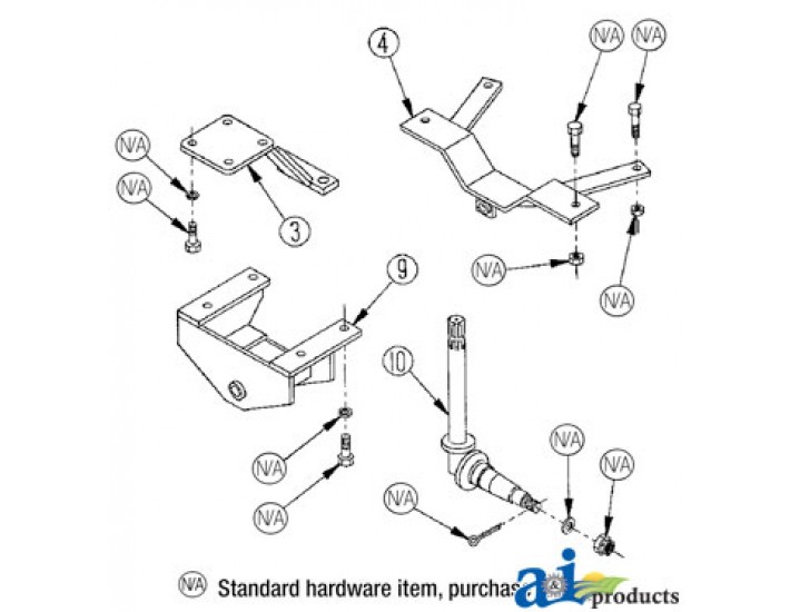 3048 - Rear Saddle Assembly