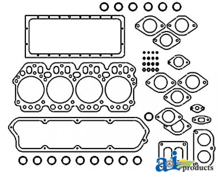 3A53HS - Gasket Set, Upper 	