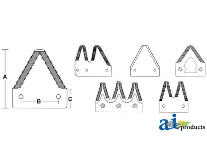 432-051 - Chrome 11 Ga Big Tooth