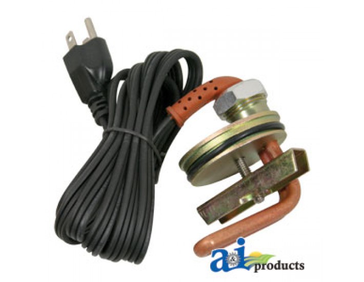 5B675 - Heater, Frost Plug, 2 1/4" Flat Bar; 750 Watt 	