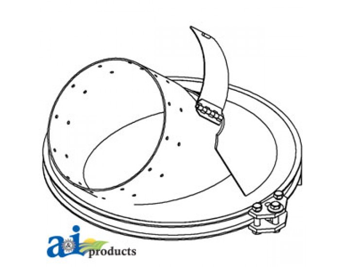 71333439 - Auger, Unloading, Collar Assembly	