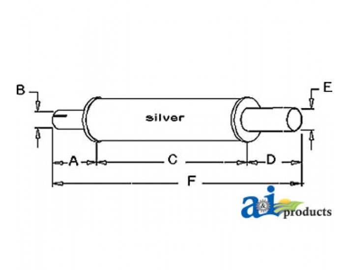 767994M91 - Muffler