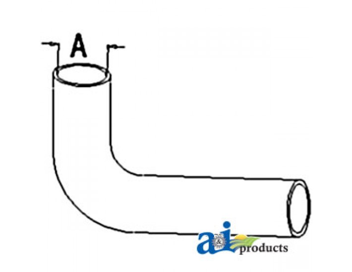 A141495 - Radiator Hose, Upper 	