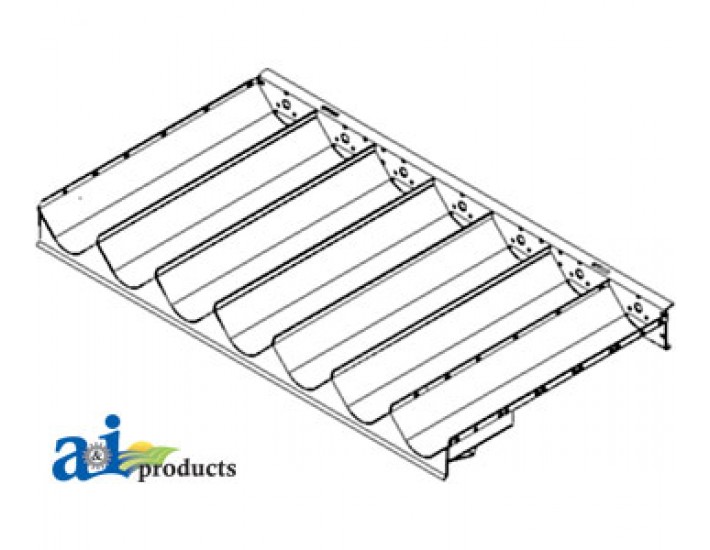 AH146564 - Front Auger Trough, Shoe Grain Supply	