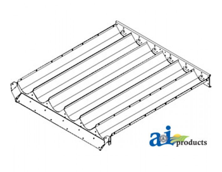 AH146655 - Front Auger Trough, Shoe Grain Supply	
