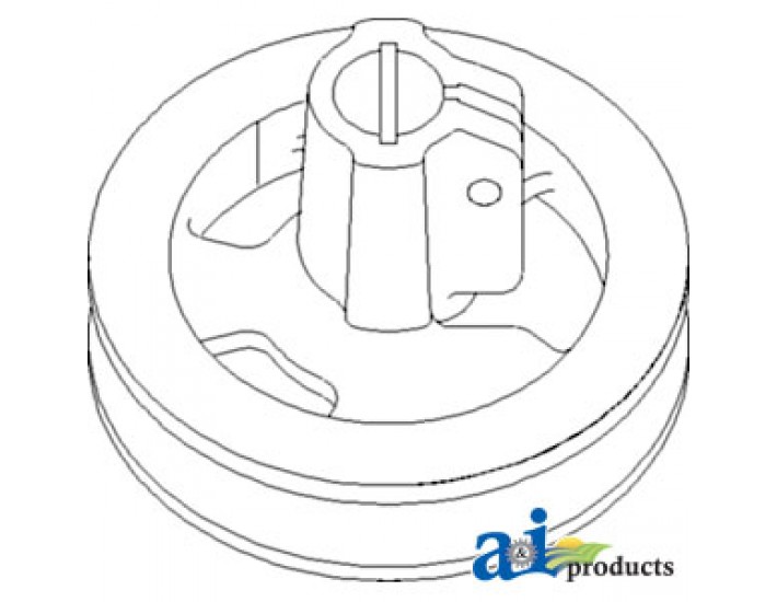 AH206934 - Pulley, Fixed Speed; Feeder House 	