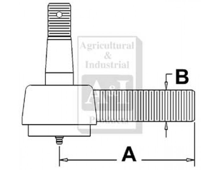 C5NN3308C - Drag Link End, Front	