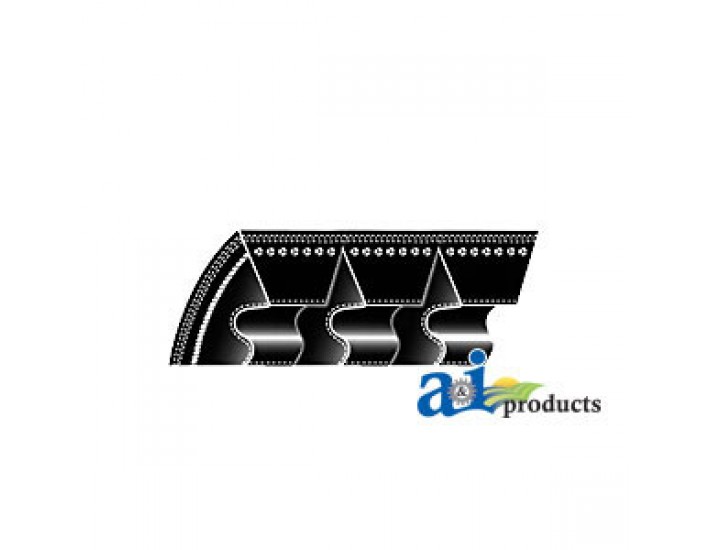 5VX1040/02 - Cogged Wedge Banded V-Belt (5/8" X 104")	