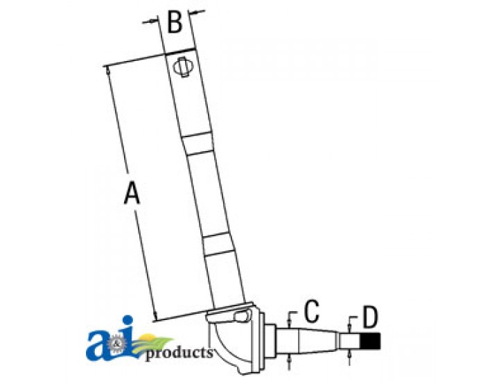 D4NN3106A - Spindle (LH)	