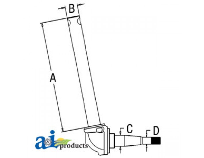 D4NN3106B - Spindle (LH)	