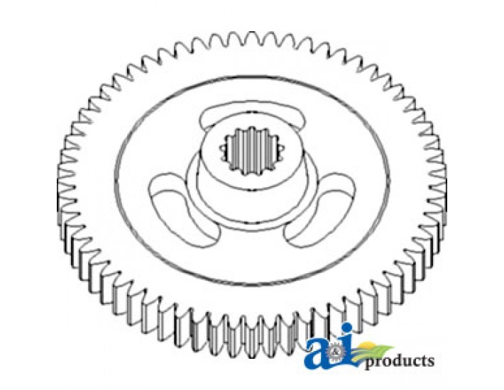 E84810 - Gear, Impeller; 64 Tooth, Splined