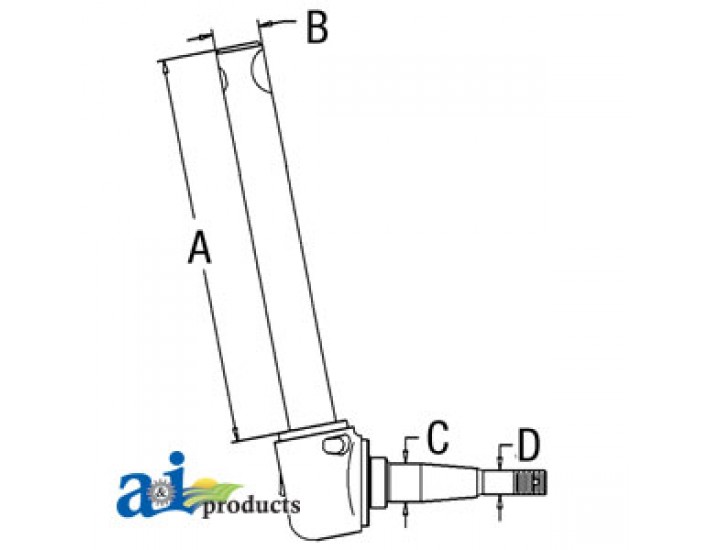 E9NN3106AA - Spindle (LH)	