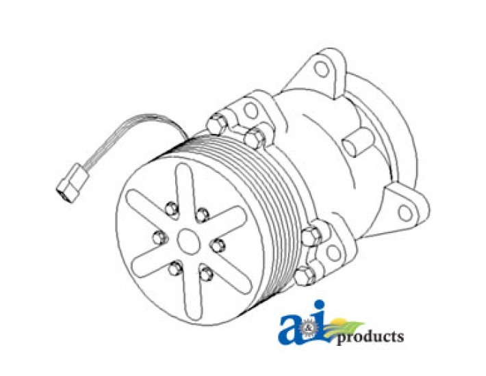 F0NN19D629AB - Comp. W/ Clutch SANDEN