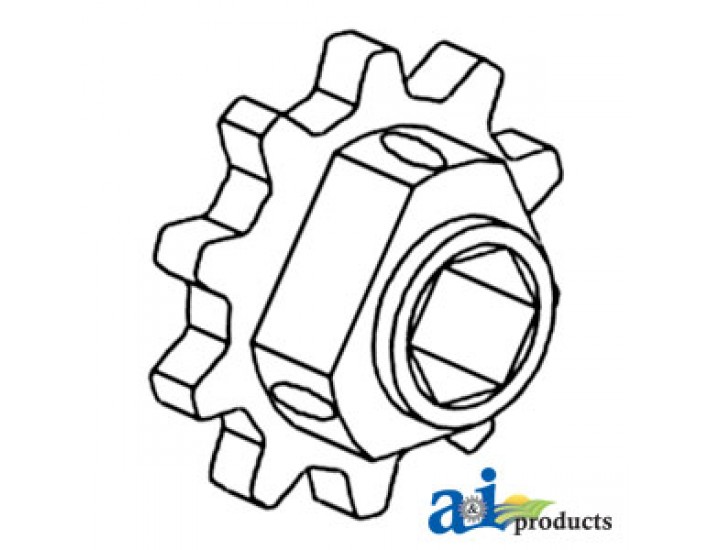 H118583 - Sprocket, Feeder House, Upper 	