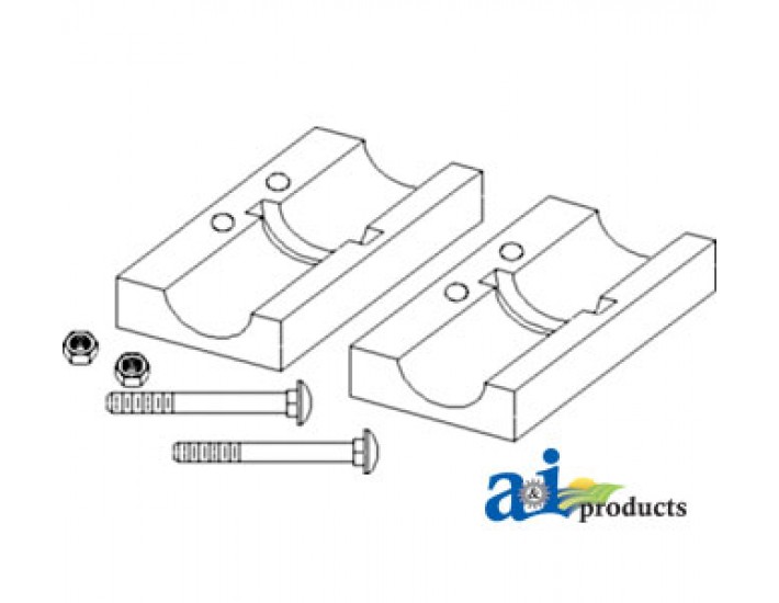 H140677-SET - Block, Walker Wood Bearing (Set of 2) 	