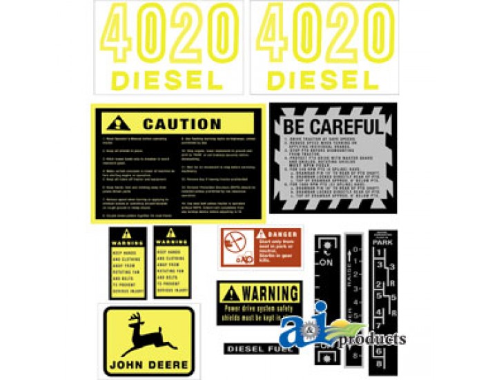 JD417S - Hood Decal Set	