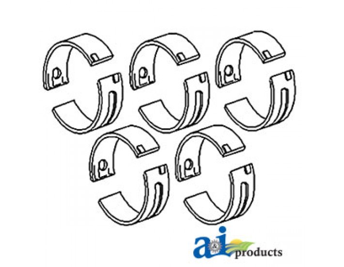 MB364-10 - Bearing Set, Main (.010", set of 5) 	