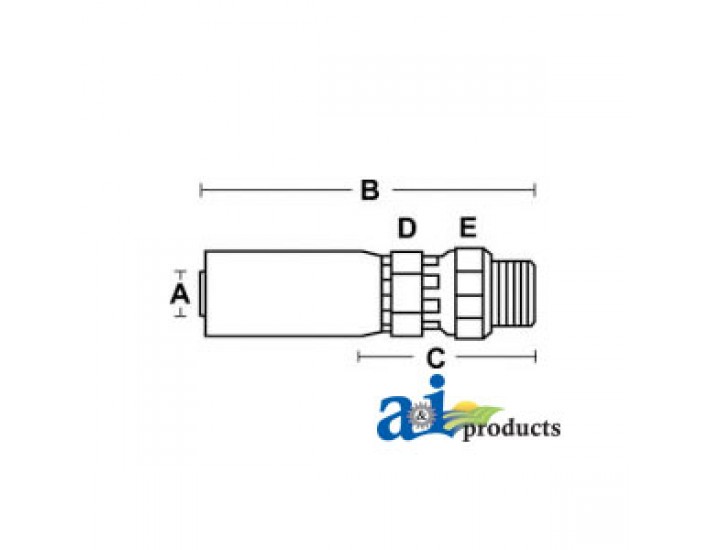 MBX-12-12-W - (HW-MBX) Straight Thread O-Ring Swivel Connector	
