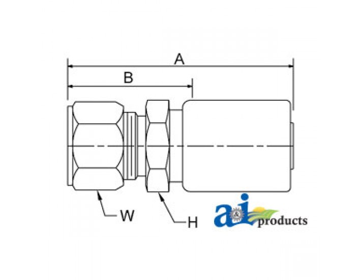 MT-04-06 - (HC-MT) Flareless Compression SAE J514 	