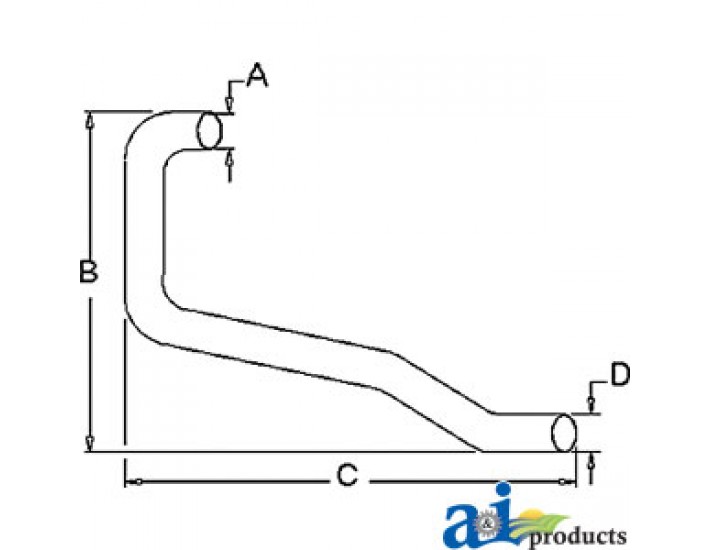 NCB5255B - Horizontal Outlet Pipe	