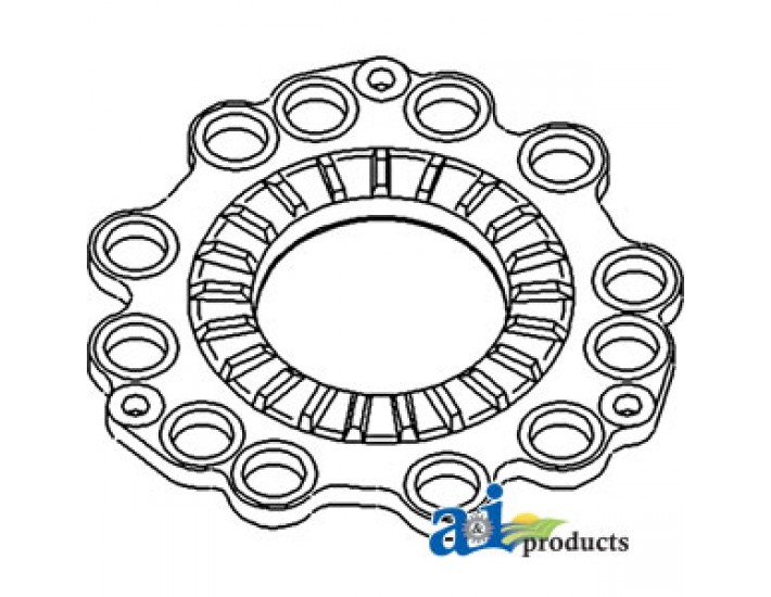 R41342 - Front PTO Plate, w/ Fins 	