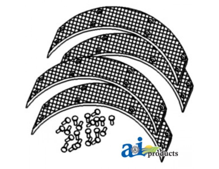 RE235937 - Brake Lining w/ Rivets 	