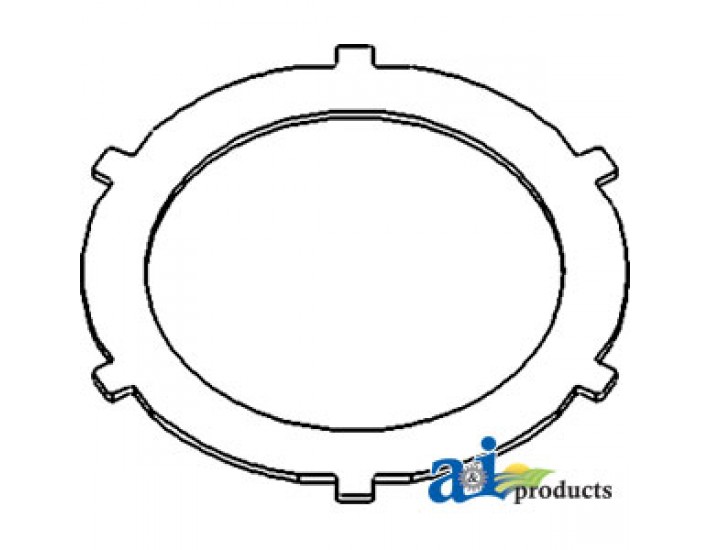 T21315 - Steering Clutch Disc: 9.682" O.D., 6.882" I.D., 6 extern