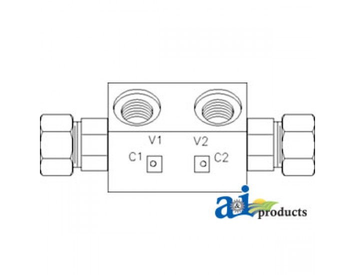 VFD3014 - Double Pilot Check Valve; 3/8" Bsp Thread