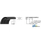 270J4 - Micro-Rib V-Belt (27.0")	