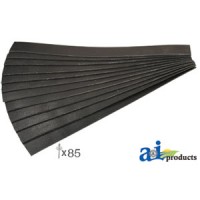 1001839 - Kit: Converts 6 metal drapers to 6 rubber belt W/ plast
