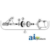 1041936M1 - Pin (ONLY) to connect rack and rod (Ref. 2)	