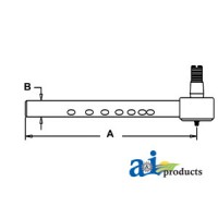 1043491M91 - Drag Link Rod (LH)	