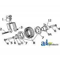 12269BH - Wheel Kit, Tail (1-1/2" Dia Shank) 	