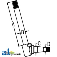 1675754M91 - Spindle (LH)	