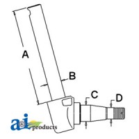 1693306M93 - Spindle (LH)	