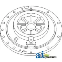 1687863M3 - Plate, Differential Lock (LH) 	